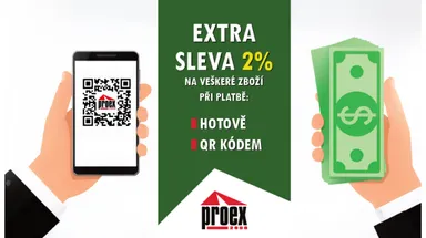 Získejte EXTRA SLEVU 2 % na nákup v ProEx 2000!