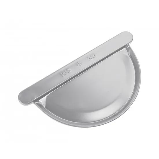 Čelo žlabové lak. bílohliníkové 200mm, KJG pozink. 9006