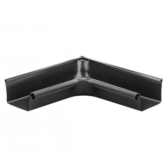 Roh žlab. hr. intenz. černý 250mm, vnitřní lis. KJG pozink.