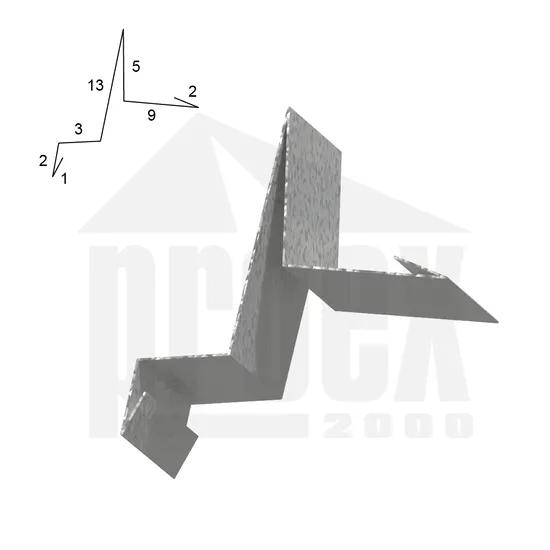 Závětrná lišta pozinkovaná 350 mm