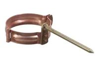 Objímka svodu 80 mm, s hrotem 300 mm, měděná