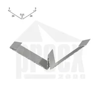 Úžlabí (kónické) pozinkované 625 mm