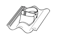 Bramac - Max průchozí taška DuroVent černá