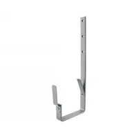 Hák žlab. hr. lak. prachově šedý 330mm, 256, KJG pozink.