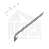 Okapnička pozinkovaná 200 mm