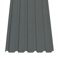 Trapezový plech SAT 35 polyester 0,63 stříbrná metalíza RAL9006