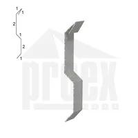 Krycí lišta pozinkovaná 80 mm